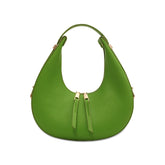 Ergocar 2022 New Women's Tote Handbags, Crescent Bags for Women Fashion Women Underarm Bag Top-Handle Bag, Green